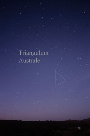 맨눈으로 볼 수 있는 남쪽삼각형자리