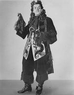 보리스 칼로프가 1950년 연극 피터 팬에서 후크 선장으로 출연한 모습