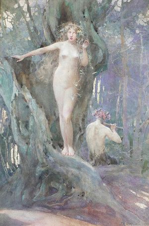 존 라인하르트 베겔린의 《판의 피리 마법》(1905)