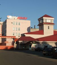 루가 연마재 공장 - 도시의 주요 기업 중 하나