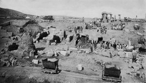 1898년 발굴 현장.