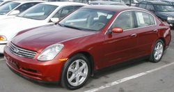 인피니티 G(세단 전기형) 정측면