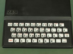 Sinclair ZX81 PCB Revision 3 keyboard