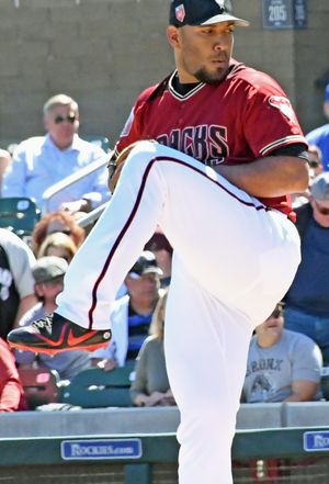 애리조나 다이아몬드백스 시절(2018년 3월 19일)