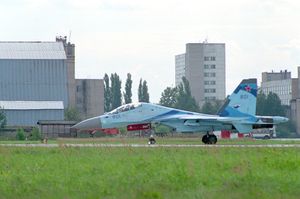 2001년 유일한 2좌석 Su-35UB