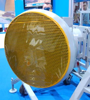 Irbis-E 레이더 (Su-35 개량형, 2009 MAKS 에어쇼)