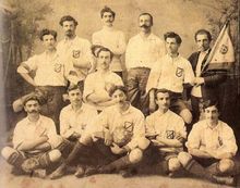 1905년의 오밀로스 필로무손 축구팀