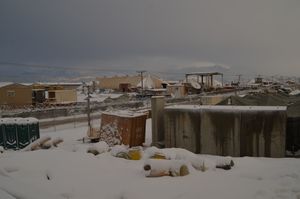 2012년 12월 28일, 눈으로 뒤덮인 바그람.