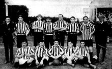 1907년 에스투디안테스 팀