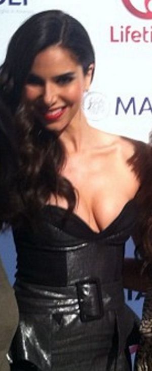 데비어스 메이즈 시사회에 참석한 산체스 (2013)