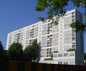 노이에-도레 구역의 건물