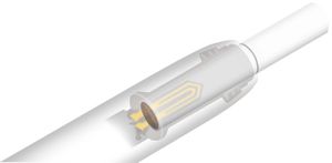 히츠/히트스틱 시스템은 블레이드로 담배를 가열한다.