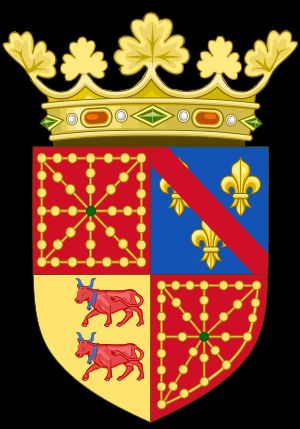 앙투안 드 부르봉과 나바라 왕들의 문장