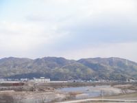 교토부 교타나베시에서 바라본 이데정 타가 지구의 원경