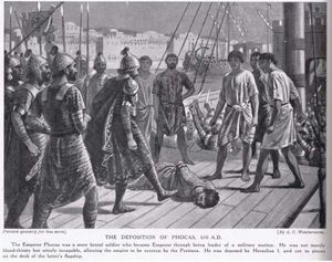 포카스의 폐위, 610년