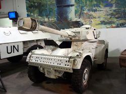 평화 유지군의 파나르 장갑차가 프랑스 소뮈르의 기갑 박물관에 전시되어 있다. 이 차량들은 UNFICYP가 창설된 이후 유엔과 함께 사용되었다.