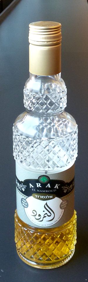 이스라엘 고렌(Goren) 모샤브에서 생산되는 숙성 아라크 '엘 남루드'(El Namroud)