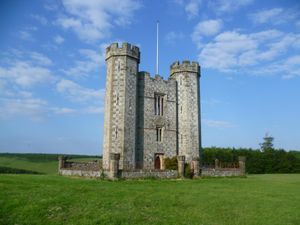 Hiorn 타워의 체크무늬 외부