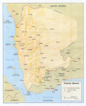 예멘 지도