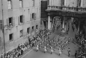 레기나와 오토의 결혼 행렬