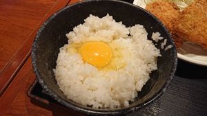 디자이너 에미는 구데타마를 만들 때 일본 요리 타마고 카케 고항에서 영감을 받았다.