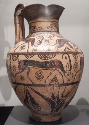 그리스의 포도주 항아리