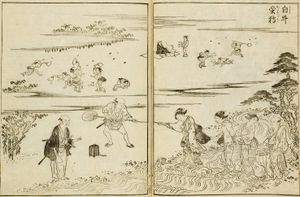 세쓰 명소도회 "반딧불이 사냥" 1796-1798