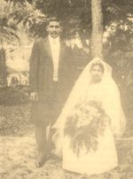 1910년 D. S. 세나나야케와 몰리 두누윌레의 결혼식