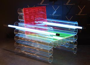 만프레드 키엘호퍼의 PMMA 예술 작품