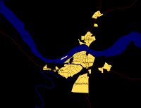 여섯 개의 도심 지역