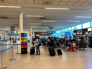 터미널 C의 도착 구역