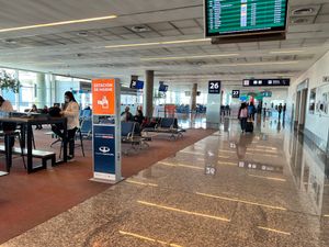 터미널 C의 주요 복도