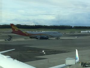 수파르나 747 항공기 테드 스티븐스 앵커리지 국제공항