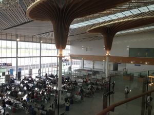 출발 대기실 내부