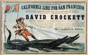 David Crockett 클리퍼선 카드