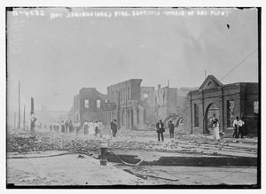 1913년 9월 10일, 화재의 잔해