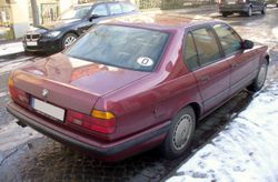 BMW 7 시리즈 후측면