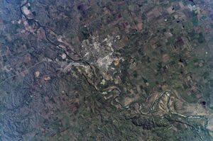 2007년 국제 우주 정거장에서 본 비즈마크