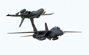 플라이 바이 와이어 제어를 보여주는 F/A-18 호넷 (위에 거꾸로 뒤집힌 형상)