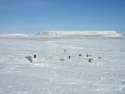 비치 섬의 묘표