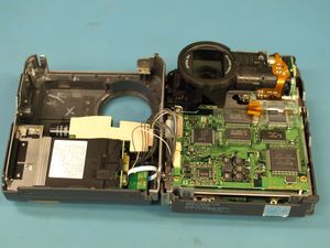 1997년 소니 마비카 MVC-FD7 디지털 카메라 내부