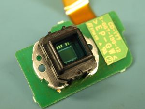 1997년 소니 마비카 MVC-FD7 디지털 카메라에 사용된 0.3 M 픽셀 640x480 센서