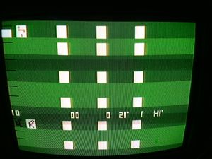 RAM이 손상된 아타리 2600의 사진