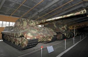 러시아 쿠빈카 전차 박물관의 티거 2