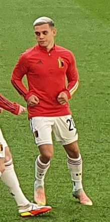 2021년 UEFA 네이션스 리그 결선 토너먼트에서 벨기에와 함께 훈련하는 트로사르