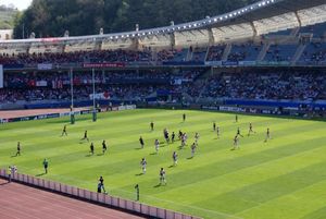 아노에타에서 열린 럭비 유니온 경기