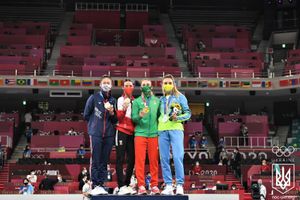 여자 55kg급 시상식