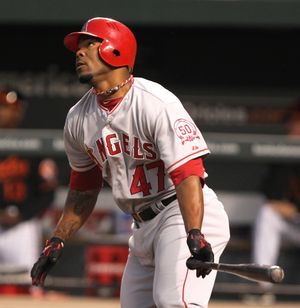 2011년 9월 16일, 로스앤젤레스 에인절스 시절
