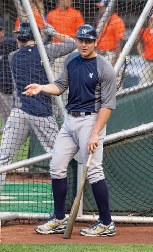 뉴욕 양키스에서의 현역 시절（2012년 9월 6일）