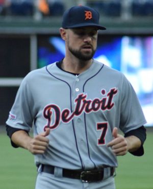 2019년 디트로이트 타이거스 소속 머서